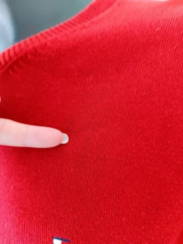💎 Jersey rojo burdeos para hombre • 36 • Tommy Hilfiger 💎 – photo 6